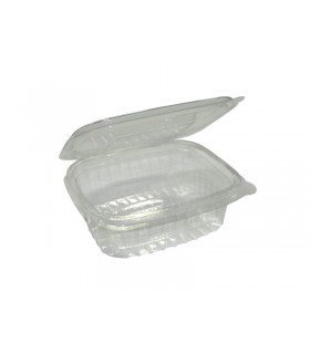 TARRINA CON BISAGRA 375cc PET (600 UND)