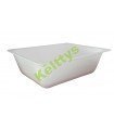 BANDEJA AERPACK BLANCA TERMOSELLABLE 320X260X80 (100 UND)