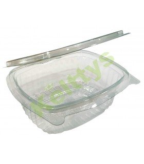 TARRINA CON BISAGRA 250 CC V180 PET (600 UND)