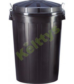 CUBO BASURA 95 LITROS NEGRO