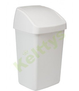 bolsas de basura pequeñas con autocierre blanca 45X47 10 litros