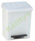 PAPELERA CON PEDAL 8 LITROS (1 UND)
