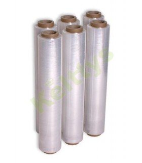 ROLLO DE FILM PALETIZABLE MANUAL TRANSPARENTE (6 UND)