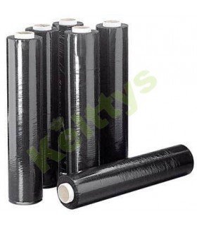 ROLLO DE FILM PALETIZABLE MANUAL NEGRO (6 UND)