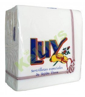 SERVILLETAS DE PAPEL 40X40 PUNTA PUNTA BLANCA CON ORLA BURDEOS 2C (1.200 UND)