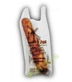BOLSA CAMISETA PARA PANADERIA 30X60 COMPOSTABLE (100 Unidades)