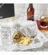 PAPEL ANTIGRASA PARA ENVOLVER ALIMENTOS DECO. PRENSA 15X30 (1000 UND)