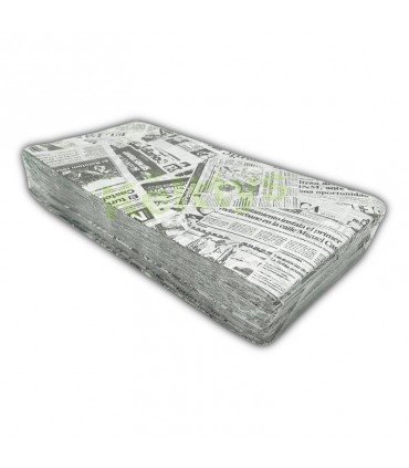 PAPEL ANTIGRASA PARA ENVOLVER ALIMENTOS DECO. PRENSA 15X30 (1000 UND)