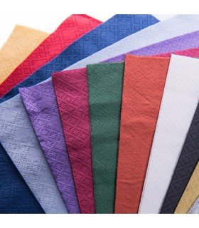SERVILLETAS DE PAPEL 40X40 DIVERSOS COLORES 2 CAPAS (2.400 UNIDADES)