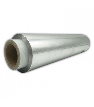 Rollo de papel de aluminio 40cm de ancho, 2,5 Kg., 14 micras, 300 metros. Papel de aluminio profesional para hostelería