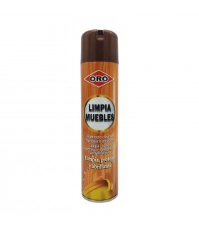 ORO Limpiador de muebles spray. Limpia, protege y abrillanta.