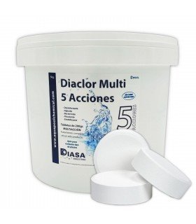 DIACLOR MULTI 5 ACCIONES Tabletas multiacción tratamiento completo en un sólo producto (5 Kilos)