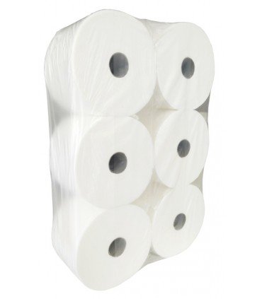 Papel higiénico industrial extra W.C. para sistemas de dispensación central (6 Unidades)