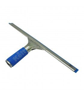 Limpiacristales profesional de acero inoxidable 35cm - Goma Intercambiable