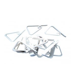 PINZA SUJETAMANTELES BLANCA (100 UND)
